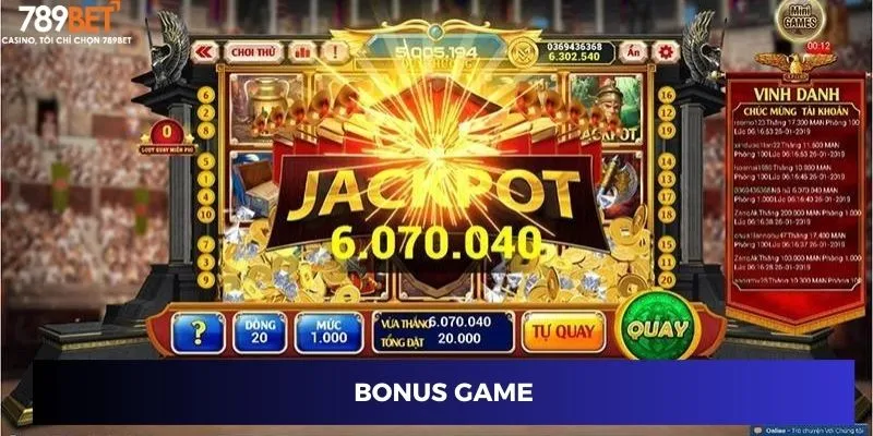 Bonus game