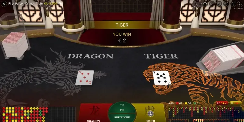 Hướng dẫn cách chơi Rồng Hổ Online chi tiết